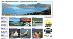 Desktop Screenshot of glenelgscotland.com